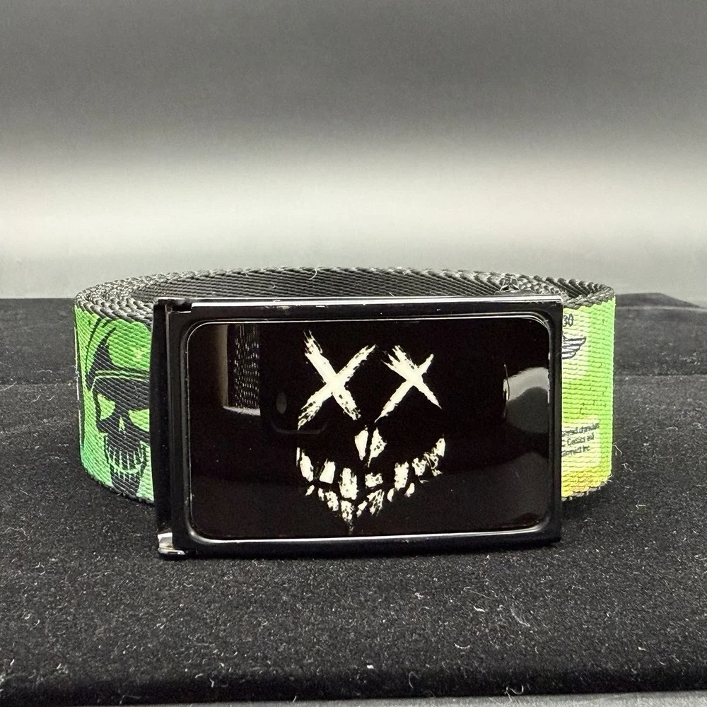 Buckle-Down Suicide Squad Adjustable Web Belt One Size Loot Crate Bottle Opener